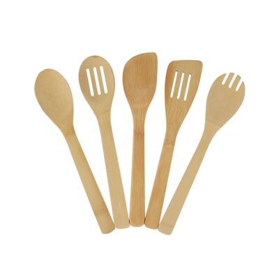 5Pcs Bamboo utensils 