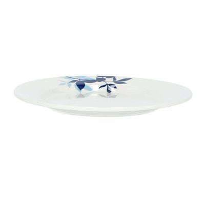 Delcasa Dc1798 8" Melamine Ware Dinner Plate - Meal Plates Pasta Plates | Plate With Playful Classic Decoration | Freezer & Dishwasher Safe | Ideal For Soup, Desserts, Ice Cream & More