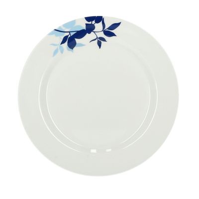 Delcasa Dc1798 8" Melamine Ware Dinner Plate - Meal Plates Pasta Plates | Plate With Playful Classic Decoration | Freezer & Dishwasher Safe | Ideal For Soup, Desserts, Ice Cream & More