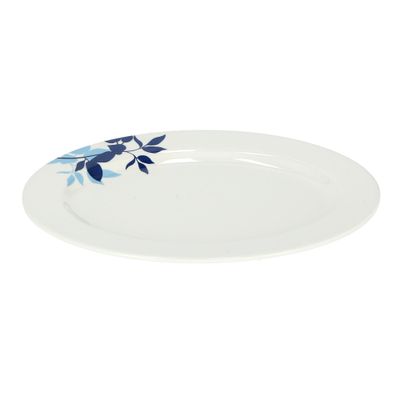  14-Inch Melamine Oval Plate Delcasa Dc1803