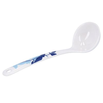 Delcasa Dc1807 Melamine Serving Ladle - Professional Soup Ladle With Long Handle - Kitchen Dining Cutlery/Crockery Utensil - Ultra Stylish Porridge Serving Spoon - Ideal Serving Ladle For Soup Gravy Liquids Sauce Curry