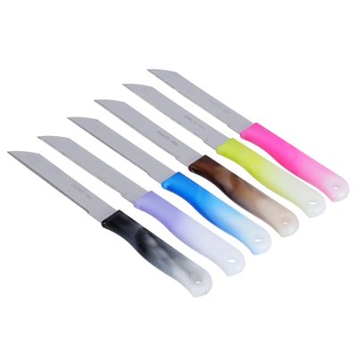 12Pcs Steak Knife Set With Teeth Shape, Dc1838 | Stainless Steel Fruit Knife Set Razor Sharp Blades | Ultra Sharp Cooking Knives| Best Kitchen Gift For Cooking Lovers & Chefs