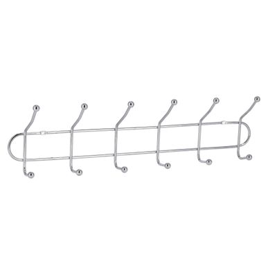 Delcasa 5Pc Cloth Hooks - Metal Hooks | Multifunctional 5 Hook Rack Organizer For Hanging Coat Clothes Hat Towel Bags Keys | Durable Heavy-Duty Wall-Mounted Hook Rack