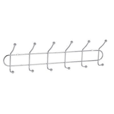 Delcasa 5Pc Cloth Hooks - Metal Hooks | Multifunctional 5 Hook Rack Organizer For Hanging Coat Clothes Hat Towel Bags Keys | Durable Heavy-Duty Wall-Mounted Hook Rack