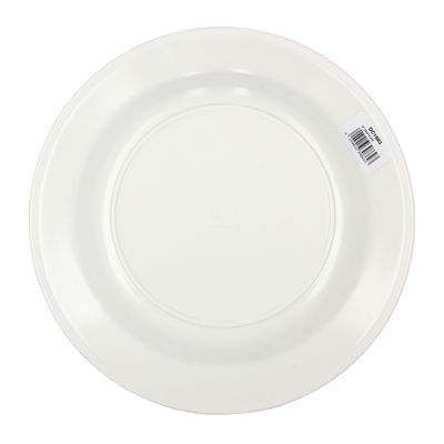 Delcasa 10" Melamineware Deep Dinner Plate- Dc1864| Premium-Quality, Light-Weight And Food-Grade Plate| Elegant And Durable, Dishwasher-Safe| Perfect For Serving Food| White With Blue Florals