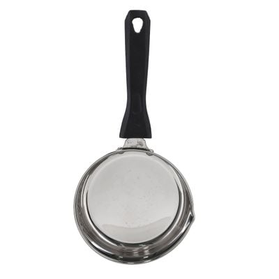 Delcasa Dc1522 14.5Cm Steel Sauce Pan - Stainless Steel Sauce Pan, Milk Pan Cookware Professional With Long Heatproof Handle, Non-Toxic & Healthy, Rust Free | Ideal For Cooking Noodles, Making Sauces & More