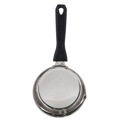 Delcasa Saucepan - Stainless Steel - Comfortable Handle With Hanging Hole | High Temperature Resistant | Pouring Lip | Ideal For Milk, Melting Butter, Soup, Boiling Eggs & More