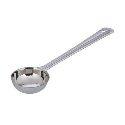 Delcasa Dc1879 Stainless Steel Soup Ladle - Professional Soup Ladle With Long Handle | Kitchen Dining Cutlery Utensil | Ideal For Serving Soup Gravy Sauce Curry & More