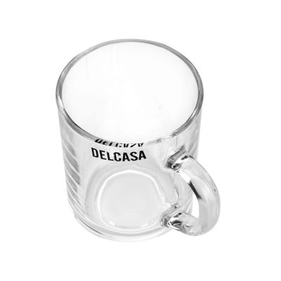 Delcasa Dc1884 7 Oz 3 Pcs Glass Mug With Handle - Large Coffee Mug, Durable, Safe & Lightweight Material | Thick Wall Small Portable Mug | Dishwasher Safe| Ideal For Hot & Cold Drinks 