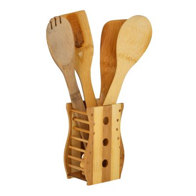 5Pcs Bamboo Kitchen Tools