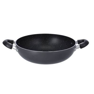 Delcasa Wok Pan 26 Cm - Induction Safe Frying Pan With Durable Non-Stick 2 Layer Coating | Fry Pan With Heat-Resistant Handles, Cookware Casserole Pan | Suitable For All Cooktops