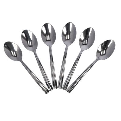 6Pcs Tea Spoon Set, 14Cm Stainless Steel Teaspoons, Dc1944 | Dishwasher Safe & Stain Resistant Tea Or Coffee Stirring Spoons | Cutlery Spoons For Kitchen Or Restaurant