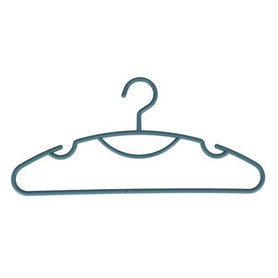 Delcasa 6-Piece Cloth Hanger-Dc1993| Premium-Quality Anti-Skid Plastic Hangers Perfect For All Kinds Of Clothing| Suitable For Wardrobe, Drying And Hanging Dry And Wet Clothes| Green