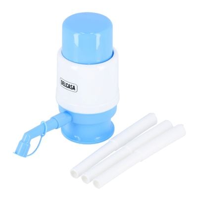 Water Dispenser Pump With Vacuum Technology, Dc2062 | Food Grade Plastic Material | Manual Use Pump With Removable Tubes | Anti-Dirt & Anti-Splash Cap