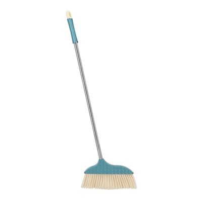 Dust Pan With Broom Set, Plastic And Iron, Dc2007 | Kitchen Brooms And Stand Up Dust Pan Magic Combo Set For Home | Lobby Broom And Dustpan For Floor Cleaning