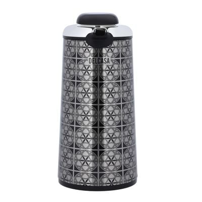 Stainless Steel Vaccum Flask, 1.6 Litre, Dc2050 | Asbestos Free Inner | Portable & Leak-Resistant | Keeps Drink Hot Or Cold For Hours