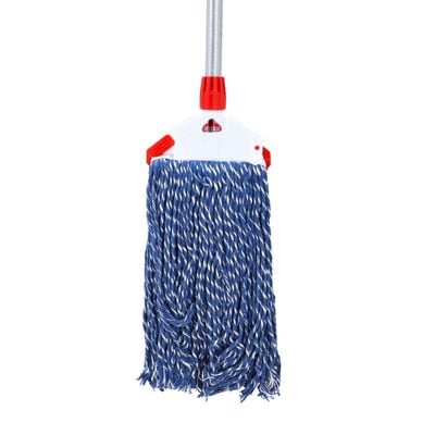 Super Absorbent Cotton Mop, Faster Dehydration, Dc1962 | 100% Cotton Threads Mop For All Types Of Surfaces | Durable Design | | Highly Absorbent | Lightweight