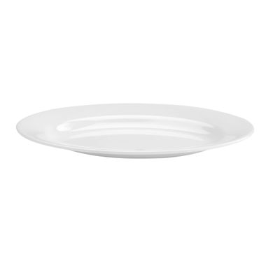 14-Inch Oval Tray, Food Grade Melamine Tray, Dc2329 | Durable And Chip Resistant | Dishwasher Safe | Breakfast, Dessert Serving Tray | Ideal For Home & Restaurant More