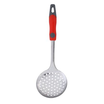 Stainless Steel Skimmer With Pp Handle, Dc1936 | Built-In Hang Hole & Comfortable Grip Handle | Durable Food Grade Strainer Spoon For Draining & Frying