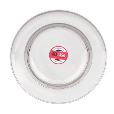 Rainbow Double Deep Soup Plate, Serving Plate, Dc2126 | Stainless Steel Oval Undivided Vegetable Dish Good For Serving Food In Kitchen, Barbecue, Camping | Dishwasher Safe