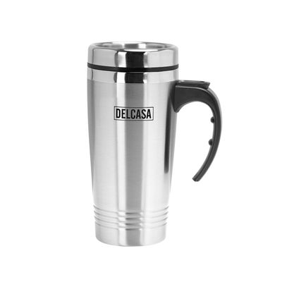 Double Wall Travel Mug, 475Ml/16Ozcapacity, Dc2153 | Stainless Steel Insulated Coffee Mug With Handle | Portable & Leak-Resistant | Keeps Your Drinks Hot Or Cold For Long Hours