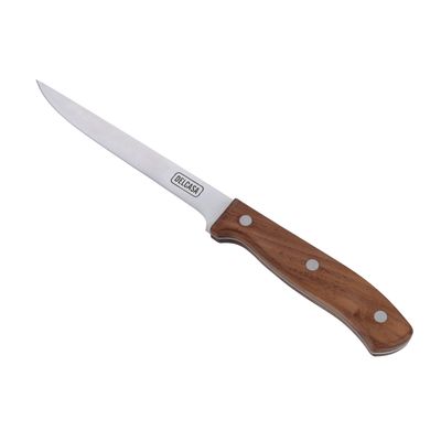 6" Bonning Knife, Sharpe Stainless Steel Blade, Dc2073 | Walnut Wood Handle | Rust-Resistant | Knife For Cutting Vegetables, Meat, Fruits & More