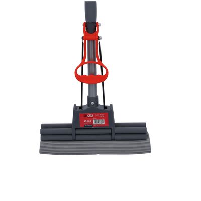Double Roller Pva Mop, Adjustable Iron Handle, Dc2360 | Super Absorbent Double Roller Sponge Mop | All Purpose Floor Cleaner | Free Hand Washing Retractable Mop