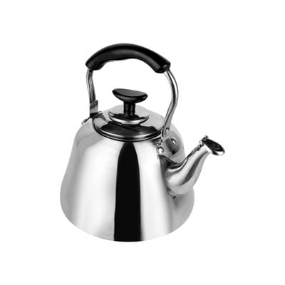 Stainless Steel Whistling Kettle, 1.5Ltr Capacity, Dc2105 | Mirror Finish Body | Stay-Cool Handle | Easy Pour Spout | Induction & Gas Stove Compatible | Dishwasher Safe