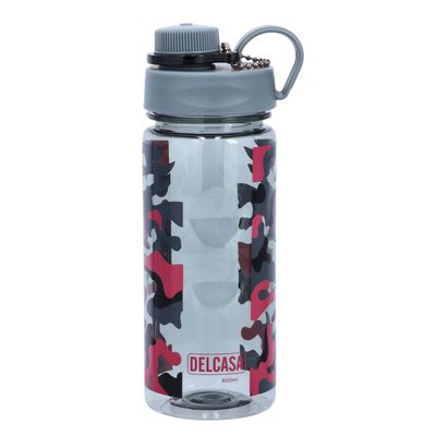 600Ml Water Bottle, Food Grade Plastic Material, Dc2345 | Unbreakable | Keep Hot & Cold Drinks | Leak-Proof Design For Teenager, Adult, Sports, Fitness, Gym, Cycling, Outdoor, School & Office