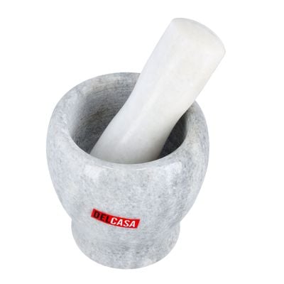 Marble Grinding Bowl, Marble Pestle And Mortar Set, Dc2451 | Durable, Long-Lasting Mixing Bowl | Ideal For Herbs, Spices, Ginger, Garlic Grinder & Crusher