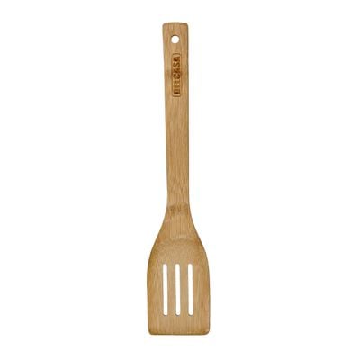 Bamboo Slotted Turner, Natural Bamboo Spoon, Dc2097 | Resist High Temperature & Corrosion | Won'T Scratch Your Pots & Pans | Can Be Used For Flipping, Frying, Serving, Cooking