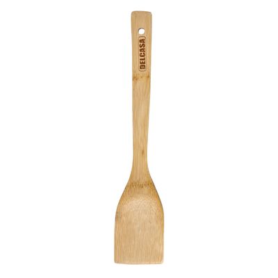 Bamboo Turner, Resist High Temperature & Corrosion, Dc2098 | 100% Natural Bamboo | Won'T Scratch Your Pots & Pans | Bamboo Spoon Can Be Used For Flipping, Serving, Cooking