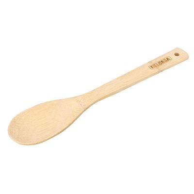 Bamboo Spoon, Serving And Cooking Spoon, Dc2100 | 100% Natural Bamboo | Won'T Scratch Your Pots & Pans | Resist High Temperature & Corrosion | Easily Cleaned