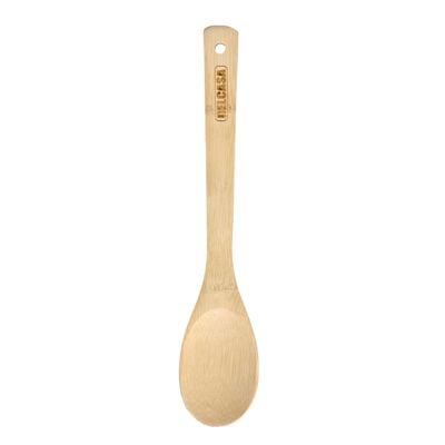 Bamboo Spoon, Serving And Cooking Spoon, Dc2100 | 100% Natural Bamboo | Won'T Scratch Your Pots & Pans | Resist High Temperature & Corrosion | Easily Cleaned