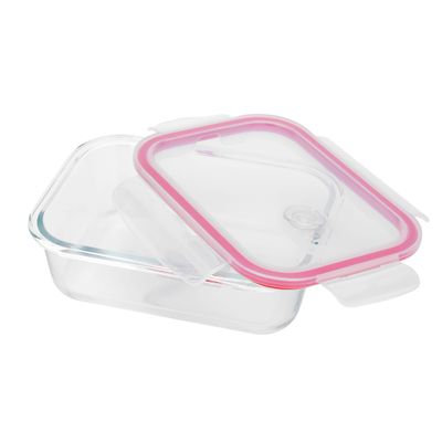 Airtight Glass Container, 400Ml Leak-Proof Tiffin, Dc2376 | High Borosilicate Glass Meal Prep Containers | Durable Heat Resistant Container | Dishwasher/ Oven/ Freezer Safe