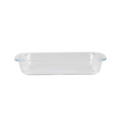 Rectangular Baking Dish, Borosilicate Glass Pan, Dc2274 | 1800Ml Glass Pan For Cooking Oblong | Non-Stick Casserole Baking Pan | Freezer-To-Oven Casserole Pan | No Lid