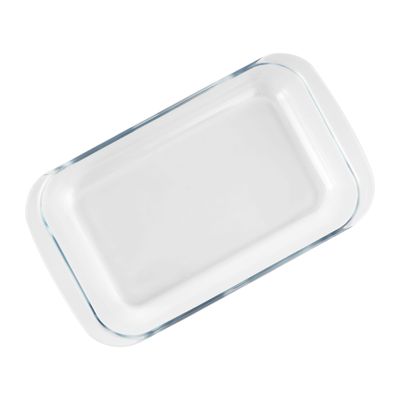 Rectangular Baking Dish, Borosilicate Glass Pan, Dc2275 | 2200Ml Glass Pan For Cooking Oblong | Non-Stick Casserole Baking Pan | Freezer-To-Oven Casserole Pan | No Lid