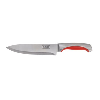 Chef Knife, 8" Knife With Abs & Steel Handle, Dc2300 | Stainless Steel Rust-Resistant Blade | Durable & Strong | Kitchen Knife For Cutting Vegetables, Meat, Fruits & More