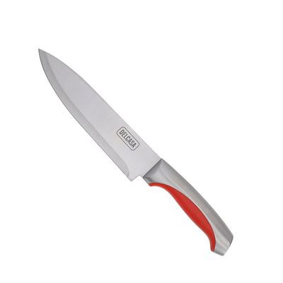 Chef Knife, 8" Knife With Abs & Steel Handle, Dc2300 | Stainless Steel Rust-Resistant Blade | Durable & Strong | Kitchen Knife For Cutting Vegetables, Meat, Fruits & More
