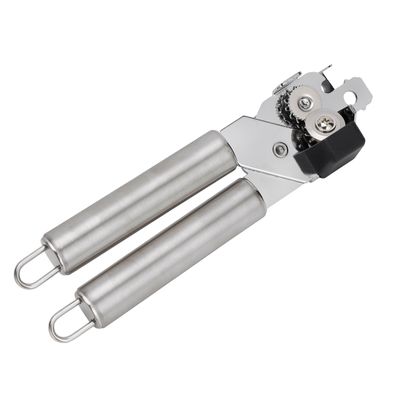 Carbon Steel Multi Opener, Chrome Plated Can Opener, Dc2417 | Portable Manual Tin, Can, Jar Opener | Easy Turn Knob & Ergonomic Grip Handles With Hanging Loop