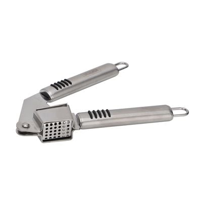 Stainless Steel Garlic Press With Trp Handle, Dc2428 | Professional Grade | Easy Clean | Rustproof | Hassle Free Construction | Crush Garlic & Ginger With Ease