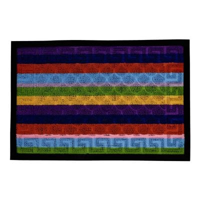 Door Mat With Pp Surface & Rubber Backing, Dc2494 | Non-Slip Base | Doormat For Indoor And Outdoor | Rug Mats For Entry, Patio, Busy Areas, Etc