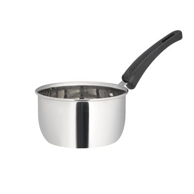 Delcasa Sauce Pan With Glass Lid, 16Cm Cookware, Dc2138 | Ptfe & Pfoa Free Pan With Cool Touch Bakelite Handle | Aluminium Pan For Reheating, Sauces, Soup, Egg Boil