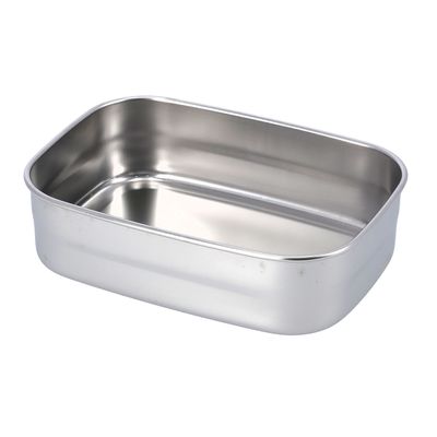 Delcasa 1100 Ml Rectangular Stainless Steel Food Container With Vacuum Technology-Dc2339| Tiffin Box With Stainless Steel Body And Polymer Lid With Vent Hole| 100% Food-Grade, Bpa-Free, Leak-Proof And Airtight Containers To Keep Food Fresh For Hours| Blue