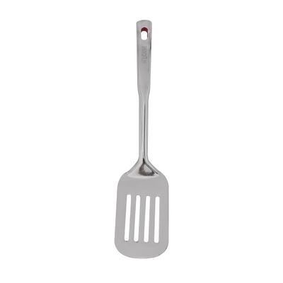 Delcasa Stainless Steel Slotted Turner|Dc2733| Kitchen Use| Premium Quality Spoon| Light-Weight| Serving And Cooking Turner| One-Piece