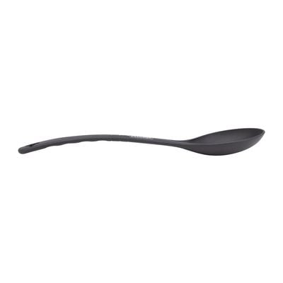 Delcasa Nylon Serving Spoon|Dc2714|Ideal For Cooking And Serving Food| Serving Spoon With A Comfortable Handle| Perfect For Non-Stick Cookware| Elegant And Lightweight Design| Dishwasher Safe| Premium-Quality Spoon| Black