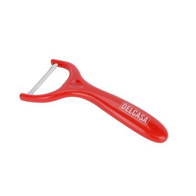 Delcasa Y-Peeler- Dc2888/ Fruits And Vegetable Peelers With Stainless Steel Head And Pp Handle, Comfortable Grip/ For Kitchen Use/ Light-Weight And Durable/ Red