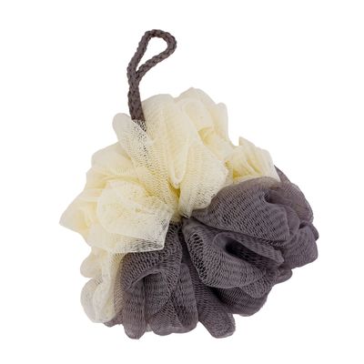 Delcasa Bath Ball Scrubber- Dc2993| Perfect To Use While Bathing, Spa, For Rejuvenation| Premium-Quality Material, With Soft Mesh And Super Soft On Skin| Easy To Hang On Hooks| Brown