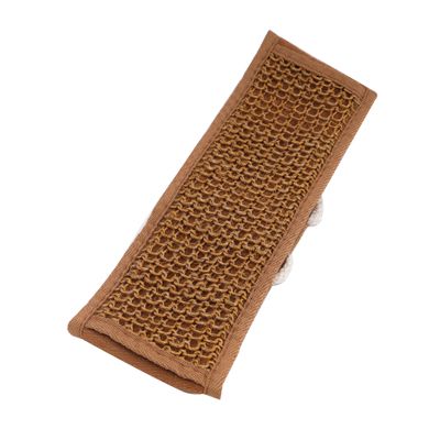 Delcasa Body Scrubber- Dc3024| 10X30 Cm, Bath Towel Belt With Handle, Perfect To Use While Bathing, Spa, For Rejuvenation| Premium-Quality Sisal Hemp Material, Extra Long And Comfortable| Easy To Hang On Hooks| Brown