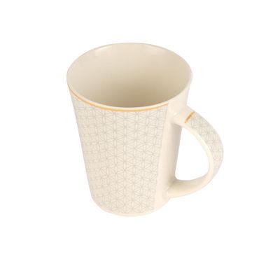 Delcasa 380 Ml Ceramic Mug- Dc3071| Perfect For Hot And Cold Drinks| Food-Grade, Non-Toxic And Safe To Use| Stylish, Durable And Long-Lasting Design, Dishwasher-Safe| Premium-Quality And Perfect For Gifting| Grey